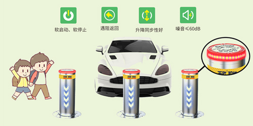 校園安全守護(hù)神-百思德BSDOOR36V直流電動升降地柱